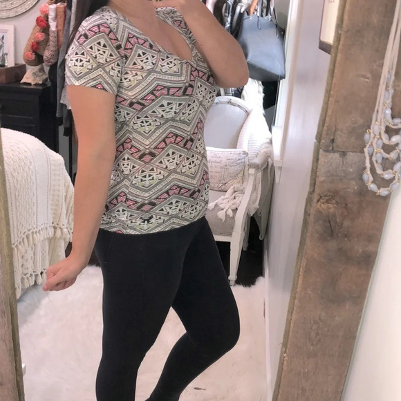 PINK Victorias Secret size small boho tee - Picture 2 of 4